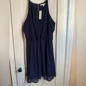 Francesca’s Short navy blue dress